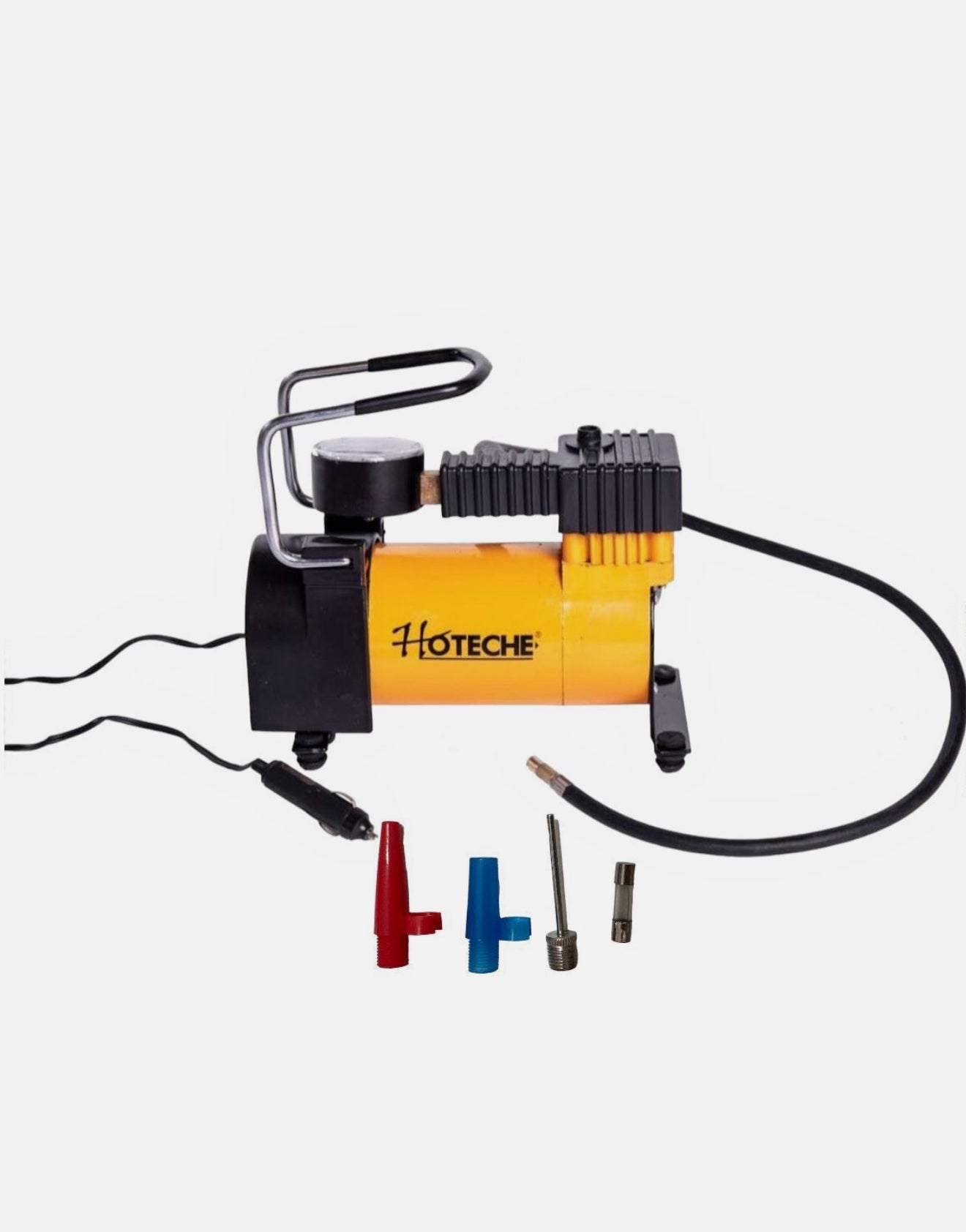 Mini Compressore ad Aria Portatile 100PSI Canotti Auto 12V Auto Hoteche 690004