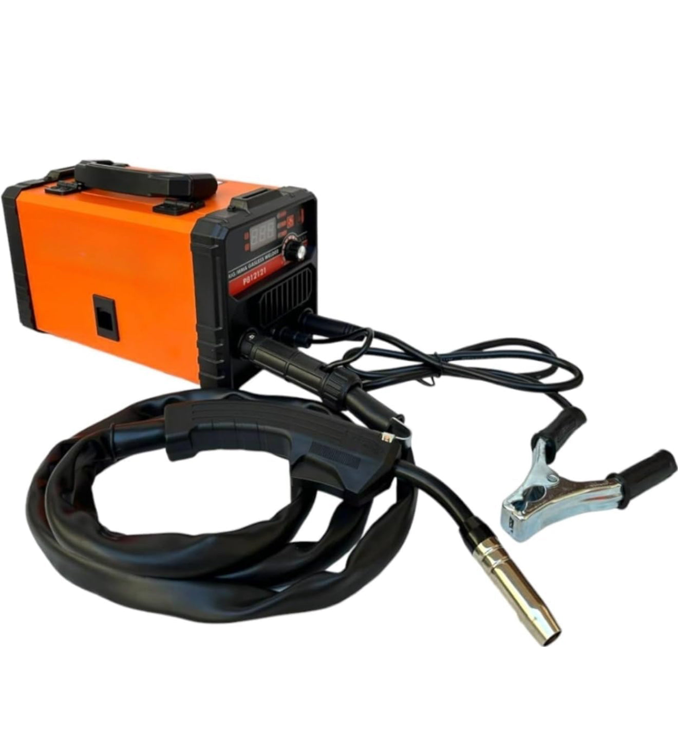 Saldatrice INVERTER IGBT Doppia funzione Saldatura a Filo Continuo NO GAS MIG + Saldatura ad elettrodo MMA 350 Amp Leggera Mini Portatile Professionale Accessoriata
