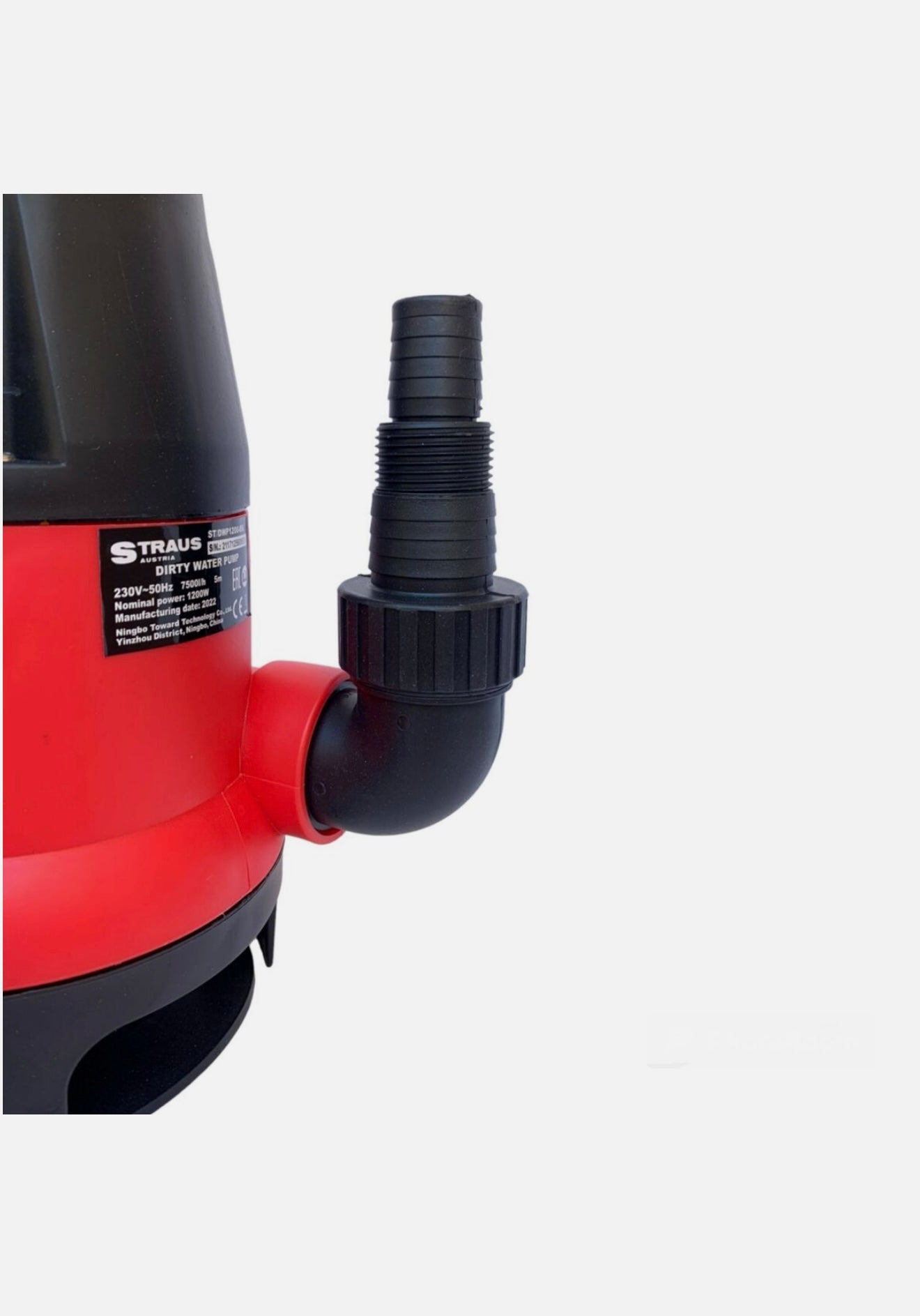 Pompa immersione Elettropompa Sommersa Acque Scure Sporche Chiare 1200W 7500L/h