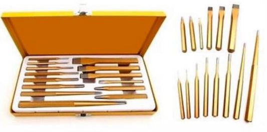 SCALPELLI CACCIASPINE E BULLINO DA 14 PEZZI PROFESSIONALI