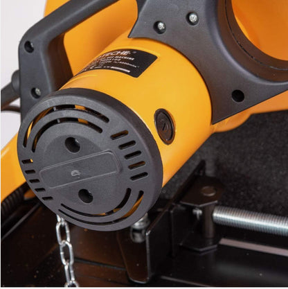 Troncatrice per ferro metallo 2500W disco Ø355mm con morsa sega taglia metallo