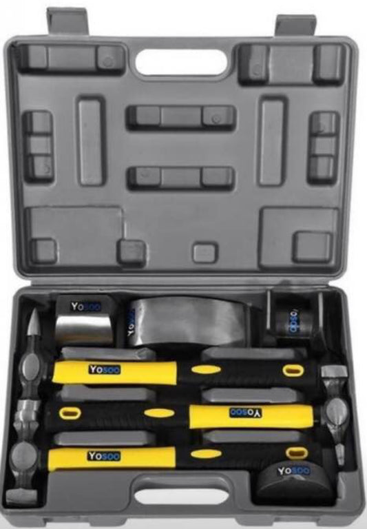 ATTREZZI CARROZZERIA AUTO KIT 7 PEZZI