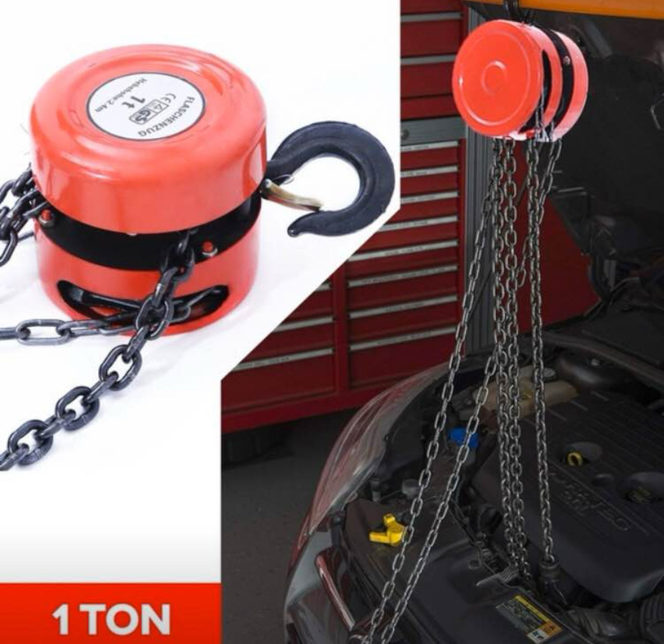 PARANCO MANUALE A CATENA 1 TON 1000 KG