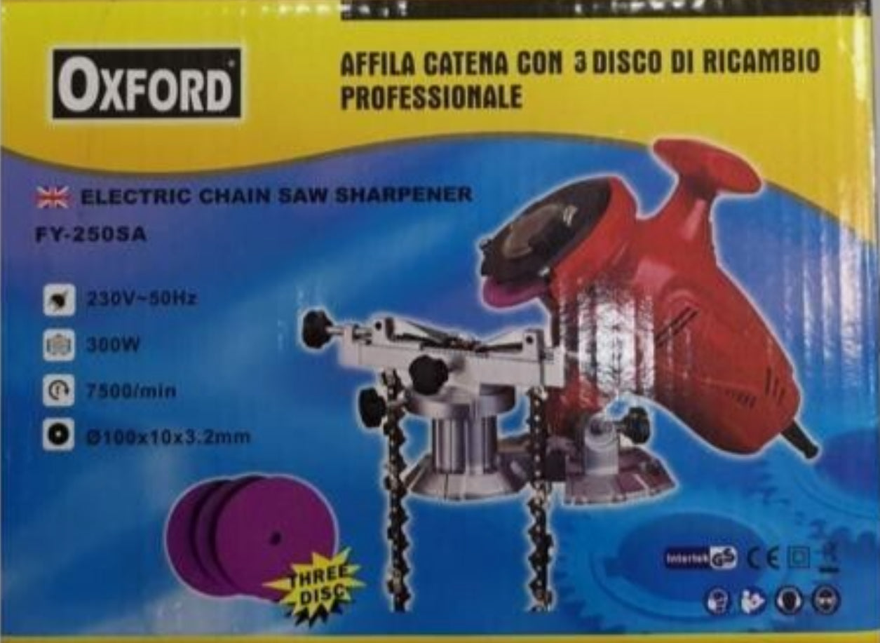 AFFILA CATENE AFFILACATENA MOTOSEGA MOTESEGHE 300W 8400RPM 3 DISCHI 162