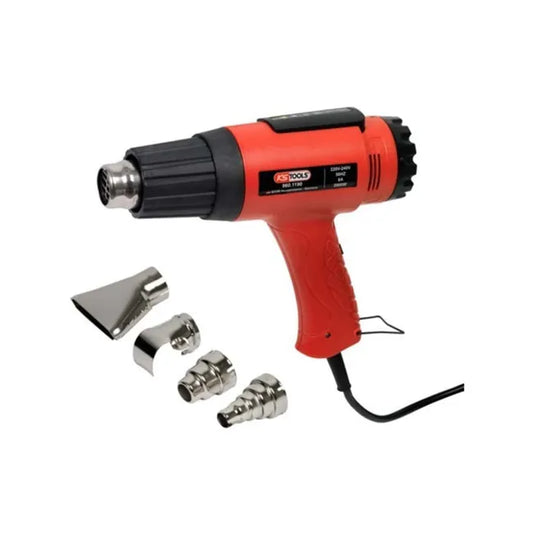 Pistola soffiante aria calda Phon carrozziere Set 5 pezzi 2800w