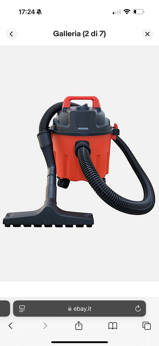 Bidone Aspiratutto Aspirapolvere Aspiracenere Liquidi/Solidi Soffiatore 10L 800W